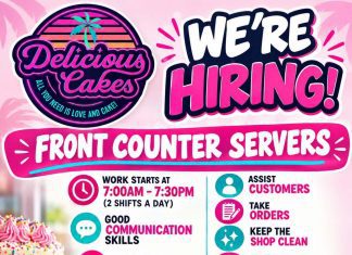 WE ARE HIRING!! “FRONT COUNTER SERVERS” – Delicious Cake WE ARE HIRING!! "FRONT COUNTER SERVERS"