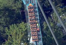 Witnesses describe horrifying moment when man was killed on the Six Flags Goliath roller coaster in Georgia USA